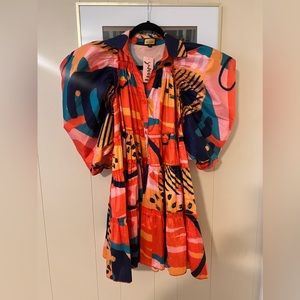 Love Highlight Printed flowy dress